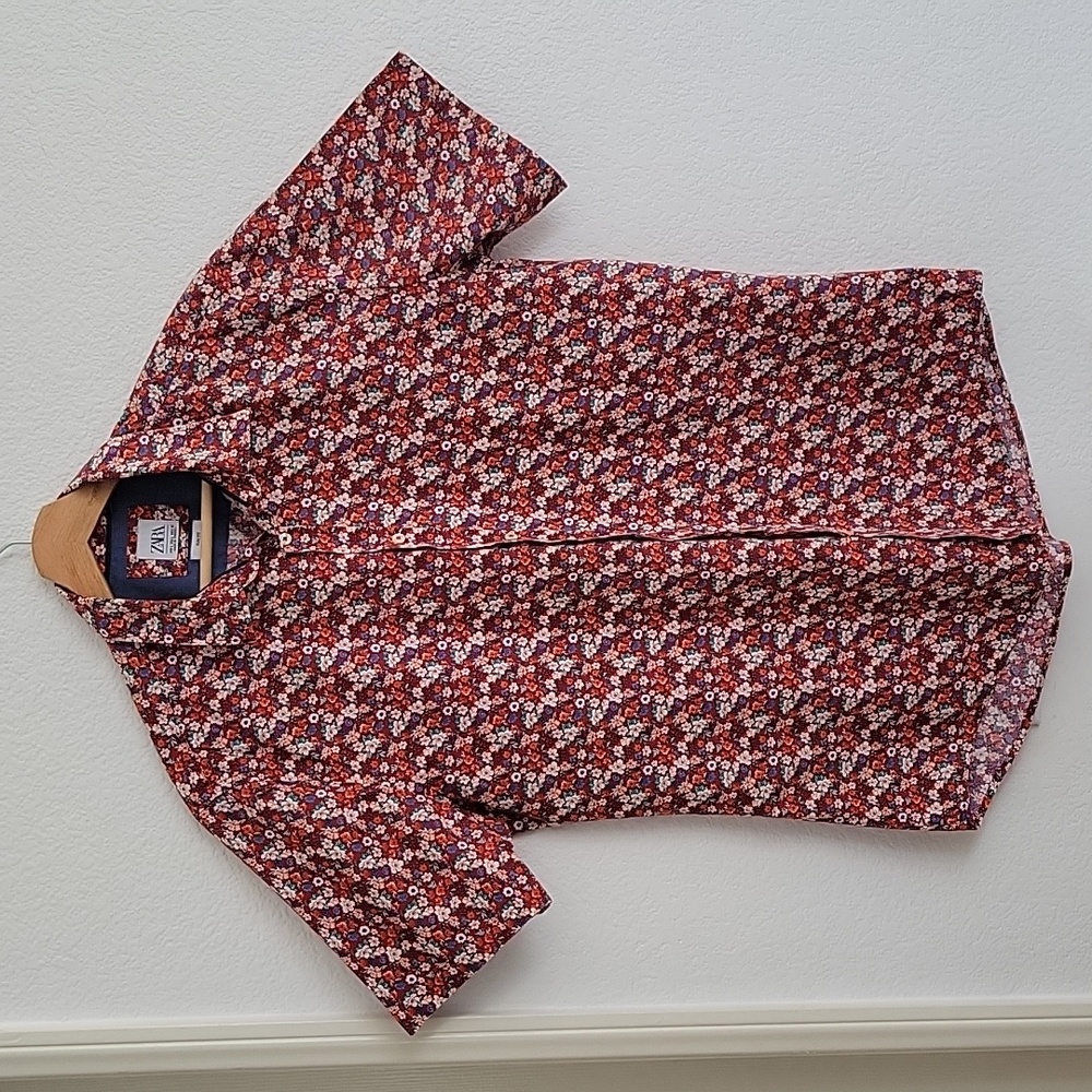 ZARA floral men's shirt